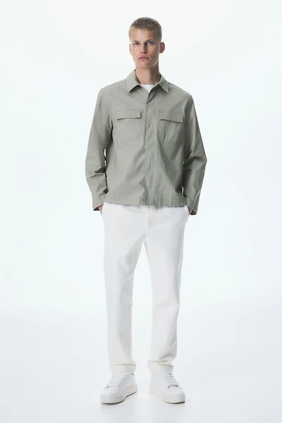 Regular-Fit Utility Overshirt