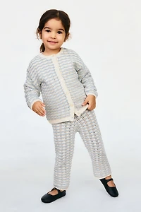 2-Piece Pointelle-Knit Cotton Set