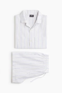 Chemise et short de pyjama en coton