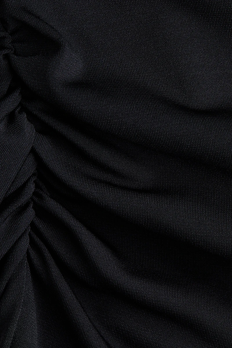 Draped One-Shoulder Top
