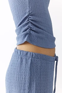 Textured Jersey Top