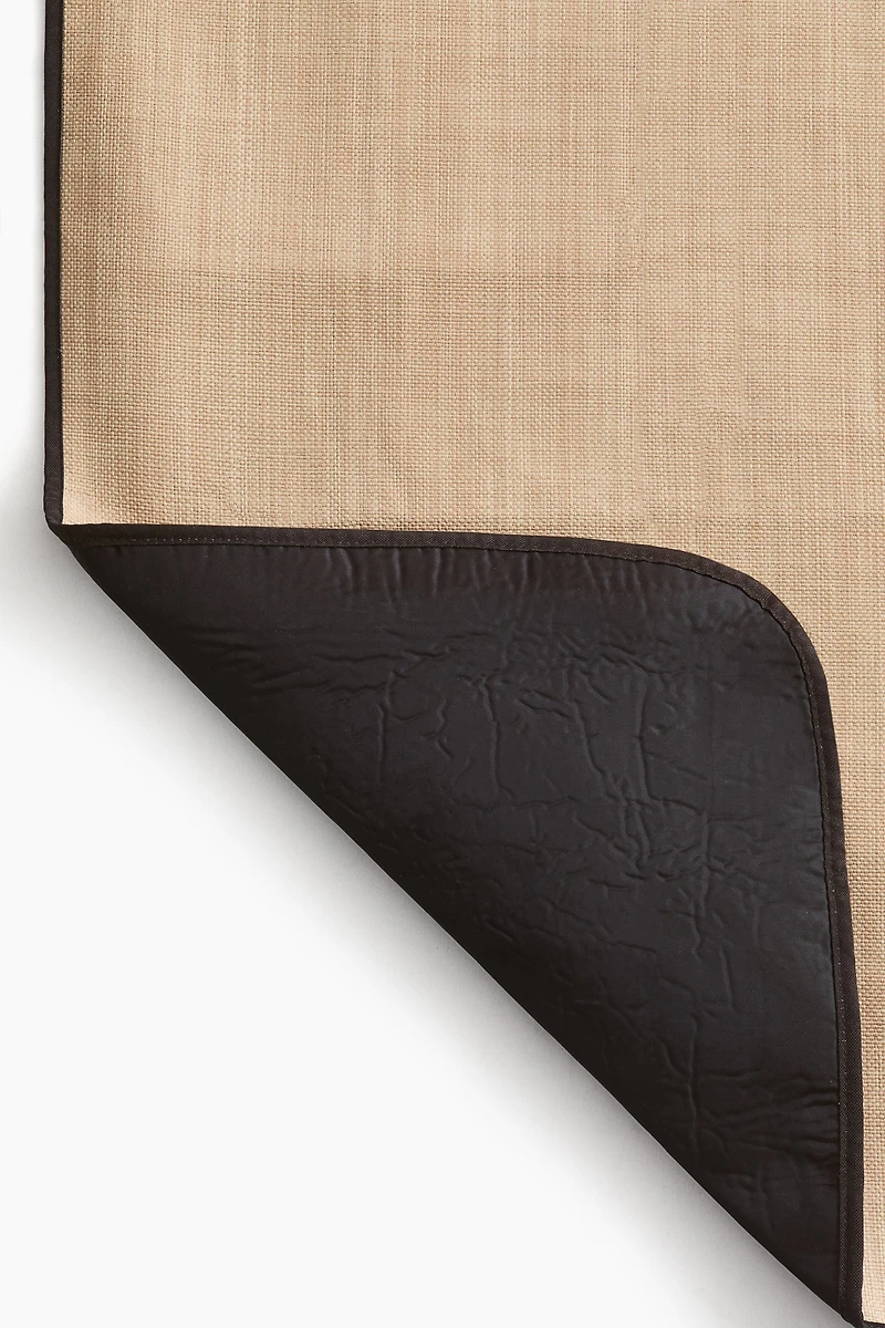 Couverture de pique-nique d'aspect paille