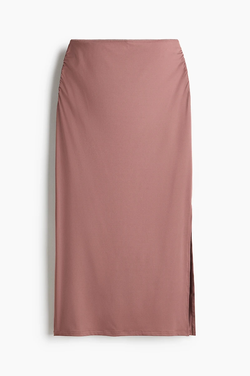 Draped Midi Skirt