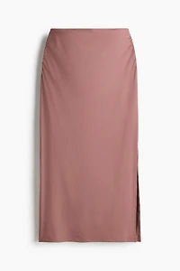 Draped Midi Skirt