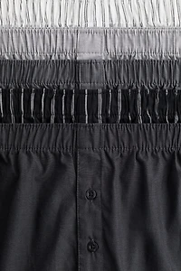 5-pack Woven Cotton Boxer Shorts