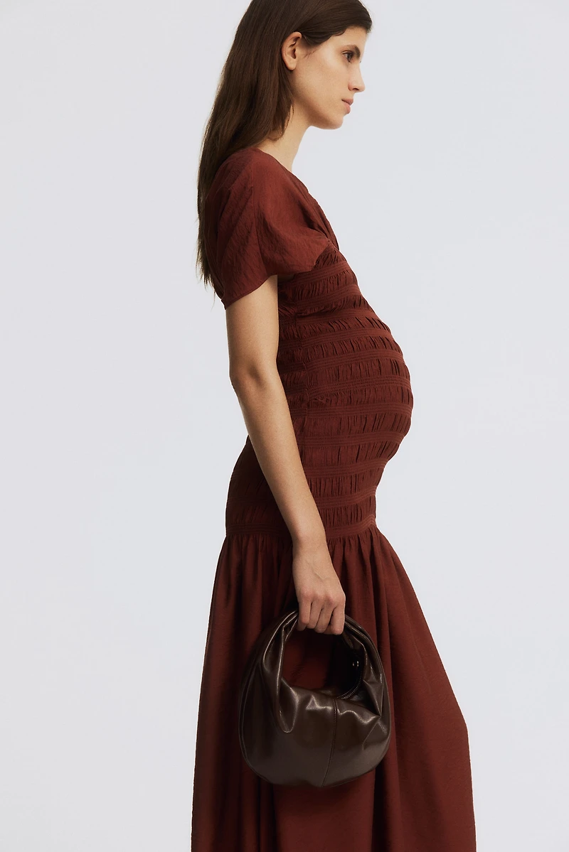 MAMA Smocked-Detail Dress