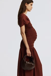 MAMA Smocked-Detail Dress