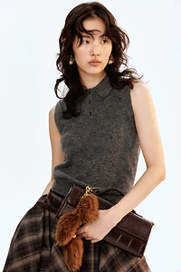 Sweater Vest with Collar