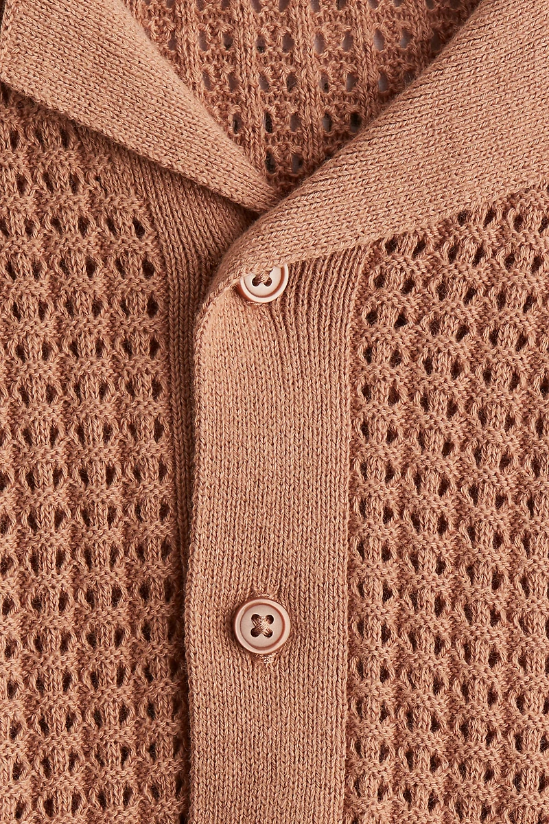 2-piece Pointelle-Knit Cotton Set