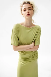 Draped Maxi Dress