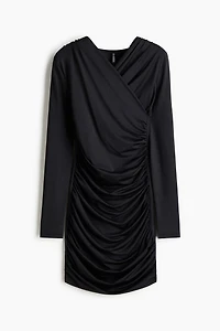 Draped jersey dress