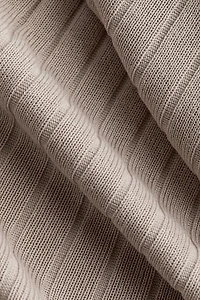 Robe en tricot côtelé