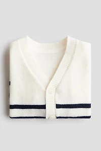 Waffle-knit Cardigan