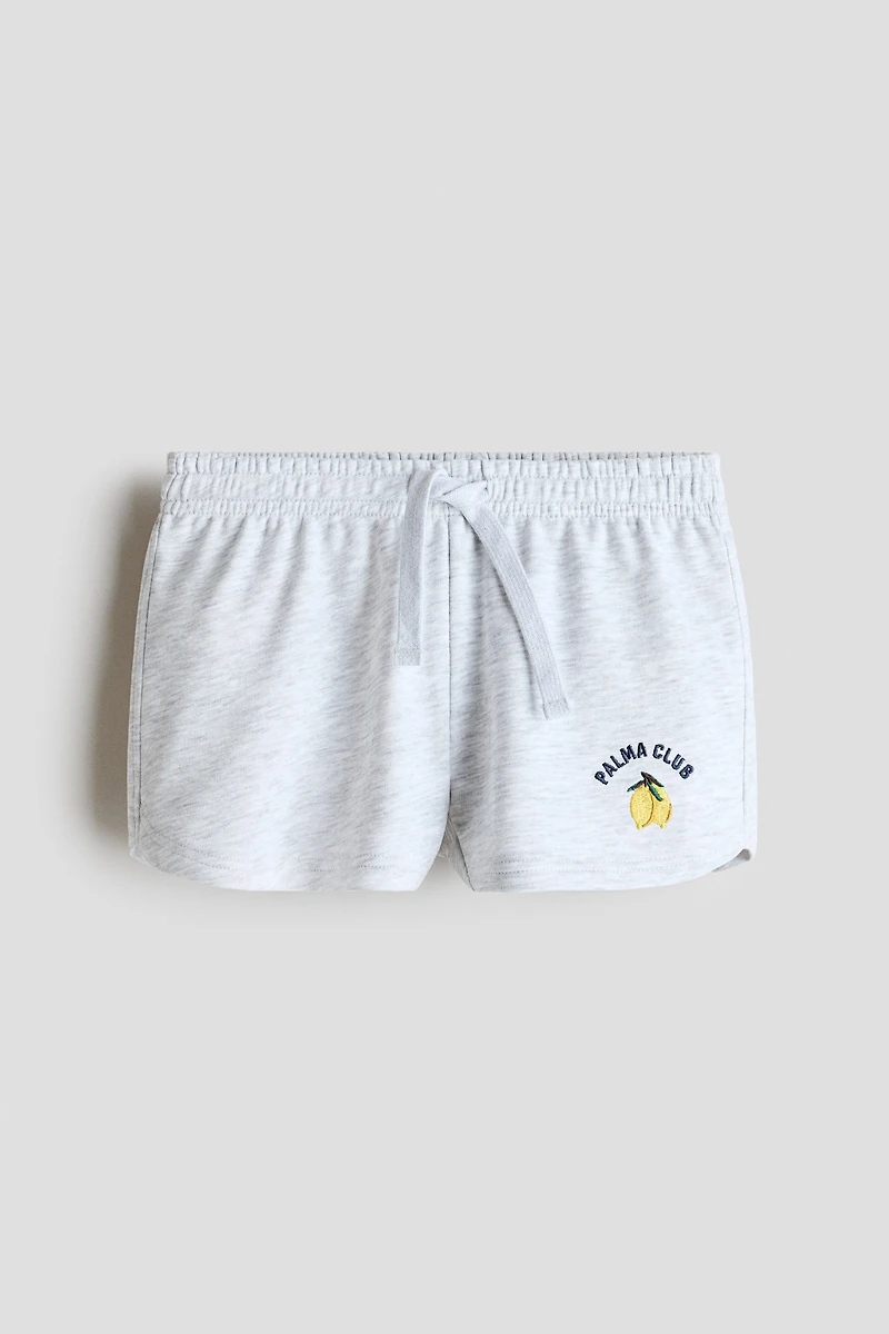 Motif-Detail Sweatshorts