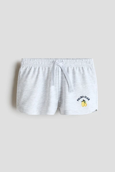 Motif-Detail Sweatshorts