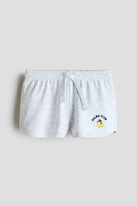 Motif-Detail Sweatshorts