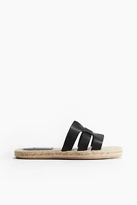 Sandales façon espadrilles