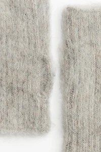 Chauffe-poignets en alpaga mélangé