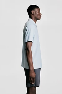 Regular Fit Piqué Sports Shirt