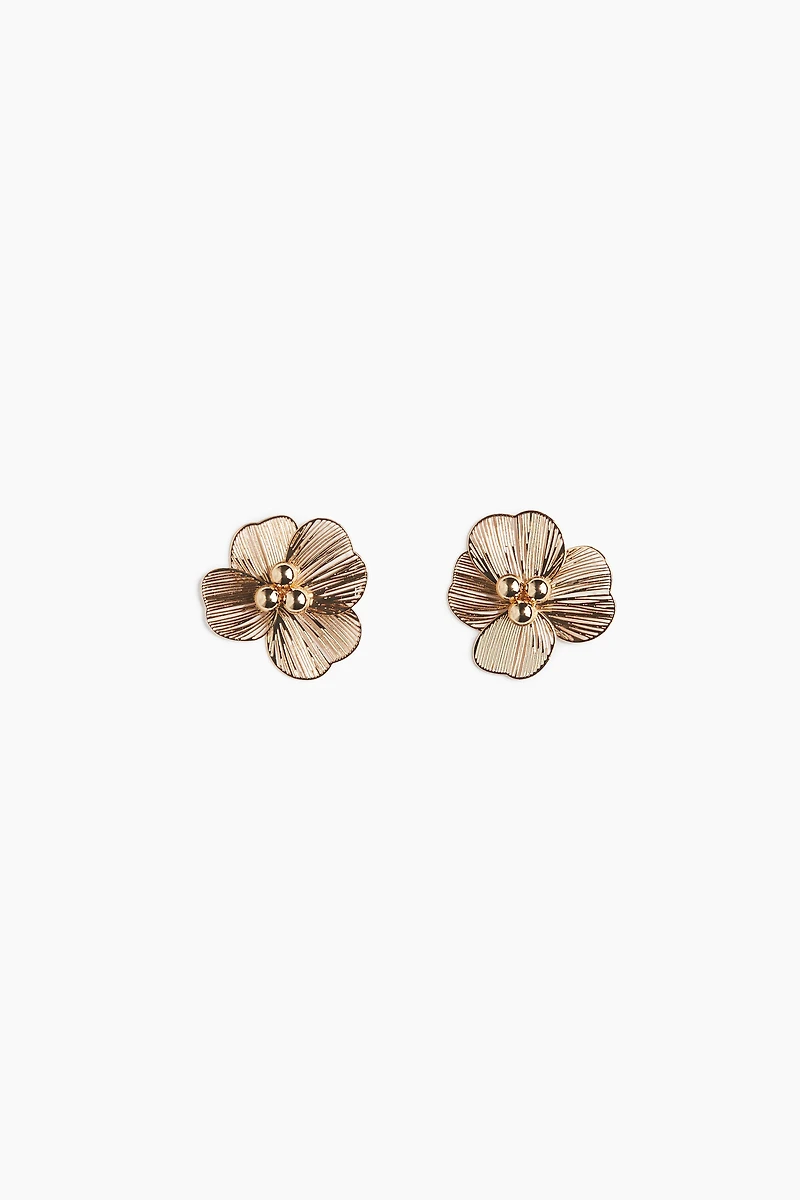 Flower-Shaped Earrings