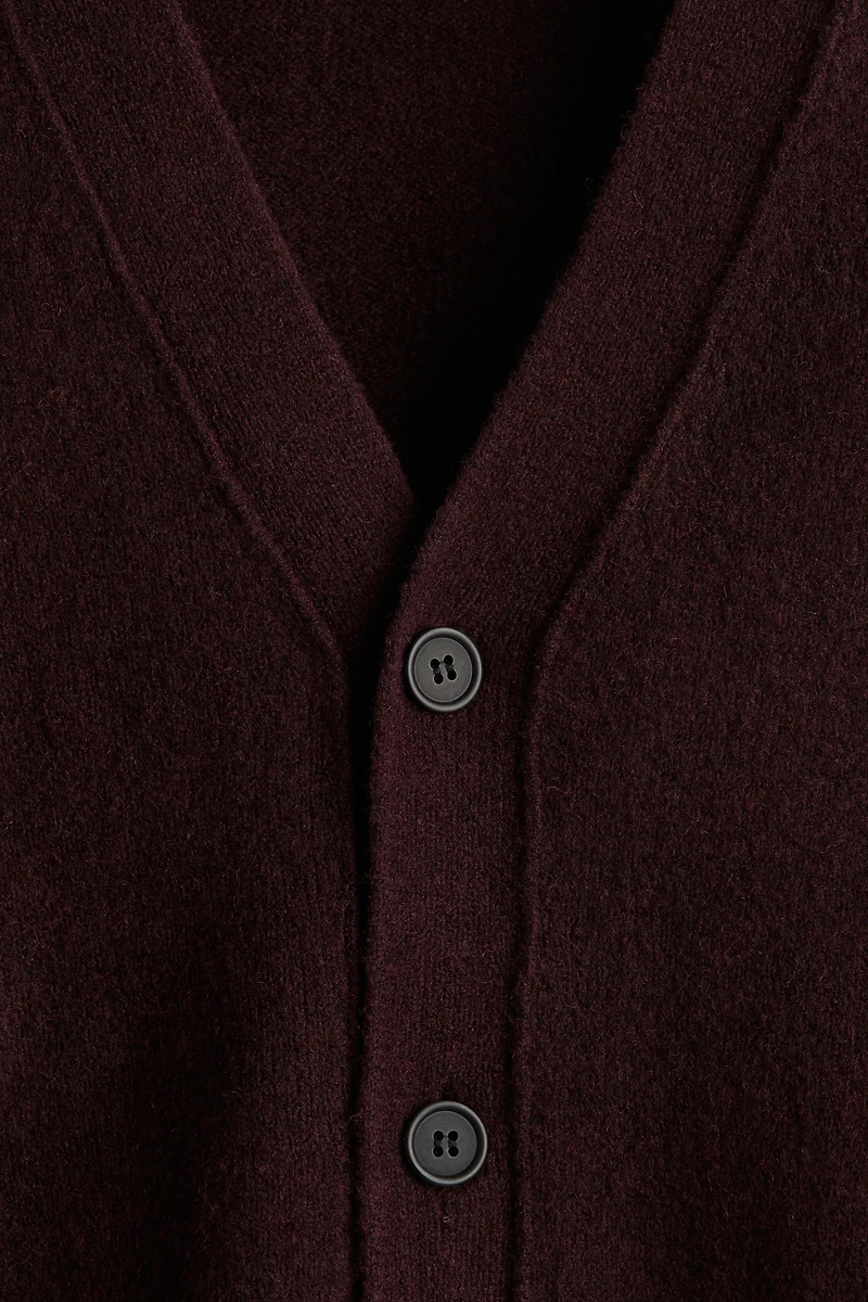Regular-Fit Brushed Cardigan