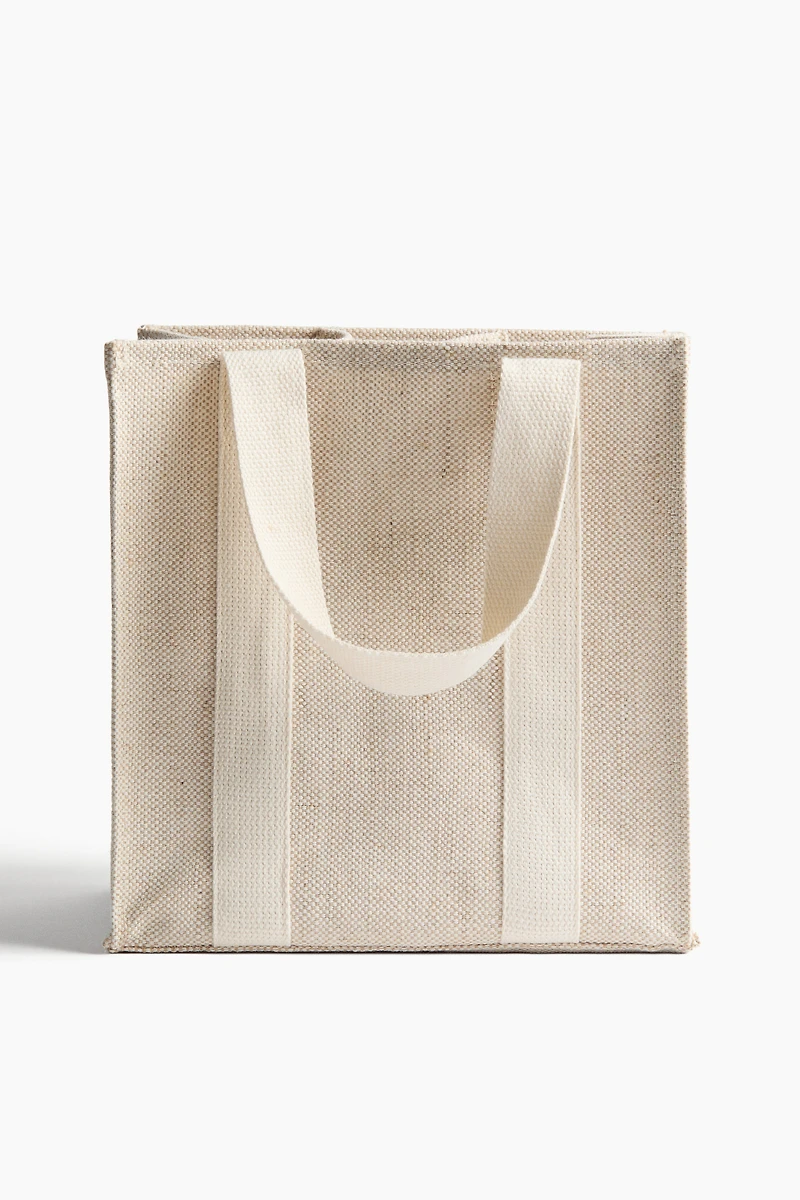 Sac à bouteilles en jute mélangé