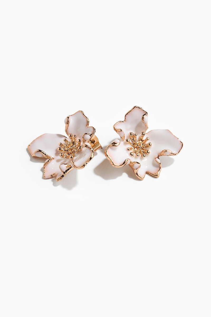 Flower-Shaped Earrings