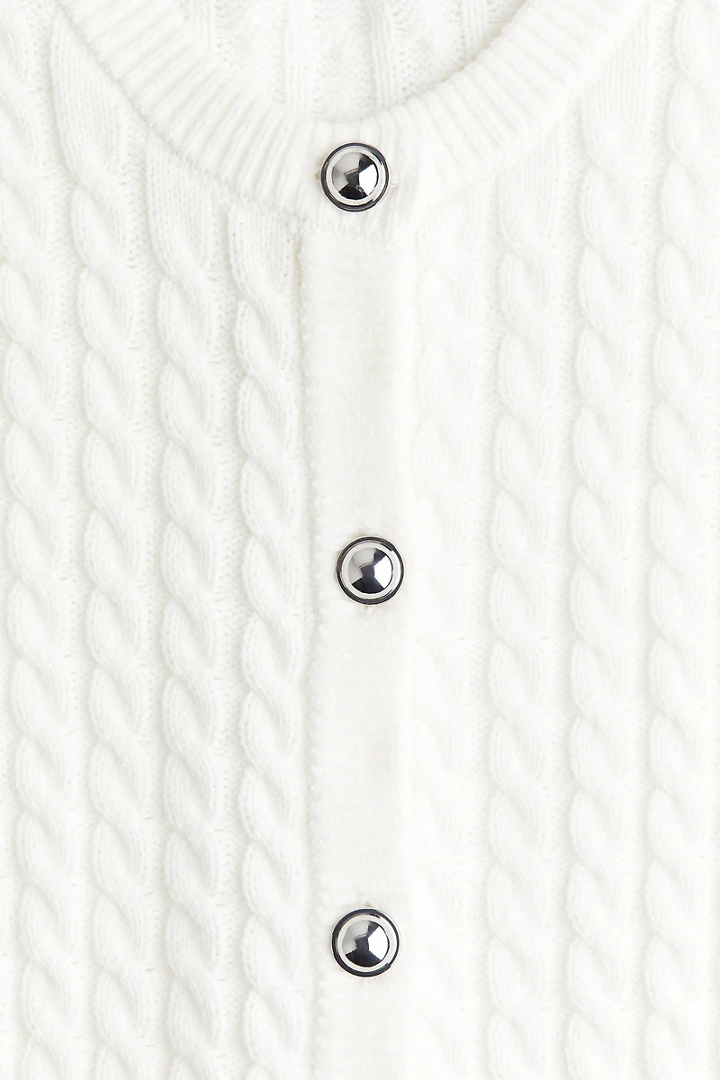 Cable-Knit Cardigan