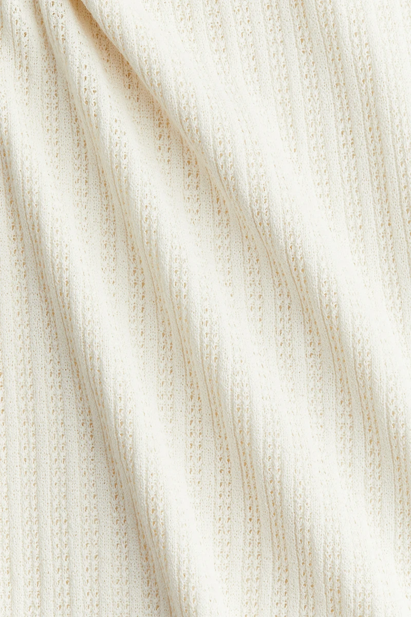 Hole-Patterned Maxi Dress