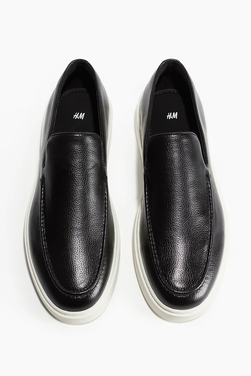 Moccasin-Seam Loafers