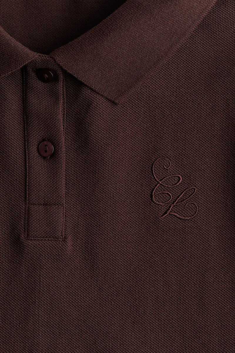 Loose-Fit Sports Polo Shirt
