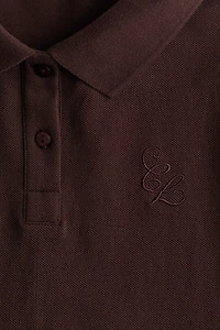 Loose-Fit Sports Polo Shirt