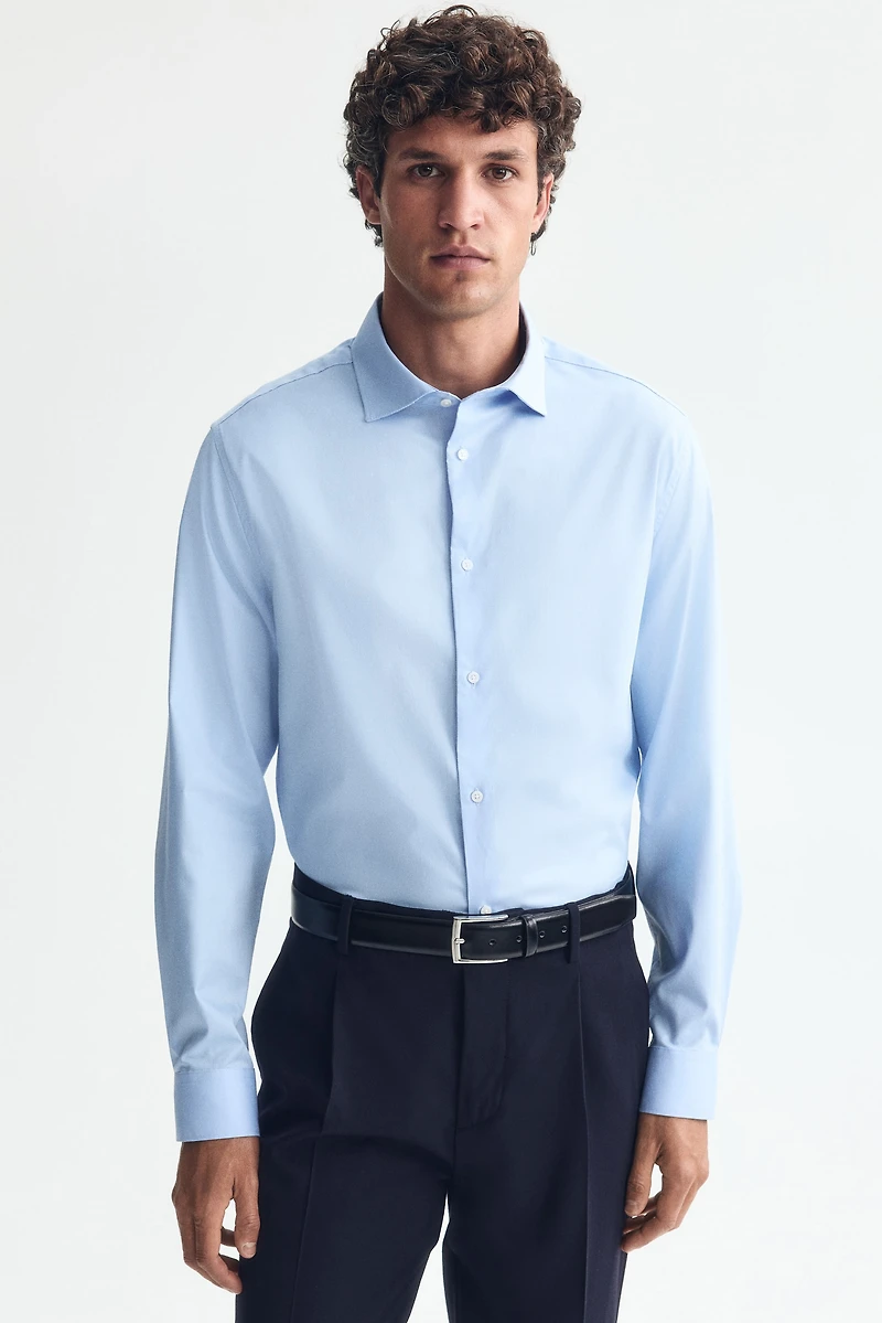 Slim-Fit Cotton Shirt