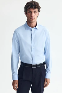 Slim-Fit Cotton Shirt
