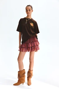 Oversized T-Shirt with Printed Motif