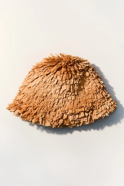 Handmade Fringed Straw Hat