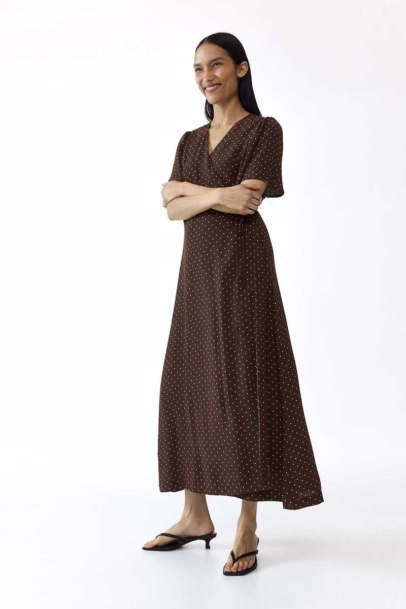 MAMA Robe d'allaitement croisée