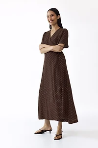 MAMA Robe d'allaitement croisée