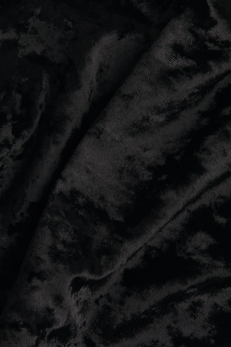 Haut en velours à dos dénudé