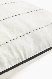 Linen-Blend Cushion Cover