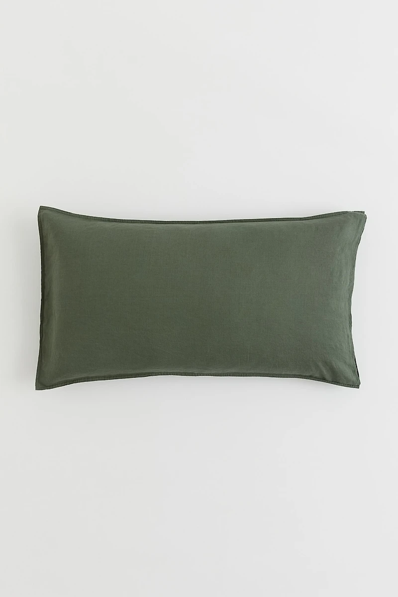 Washed Linen Pillowcase