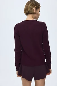 Textured-Knit Cardigan