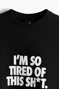 Loose Fit Printed T-shirt