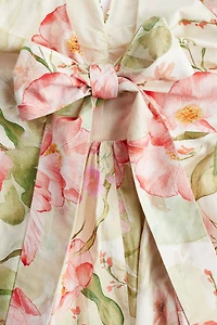 Tie-back Puffy Dress