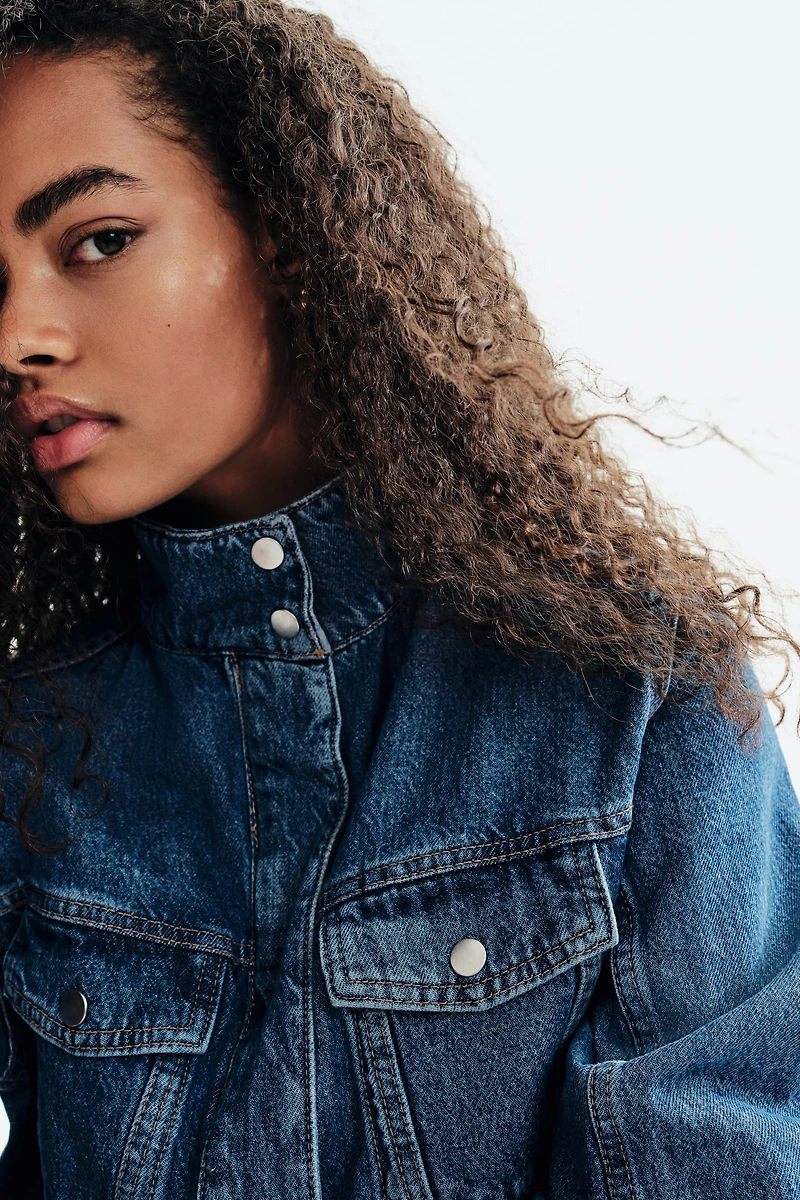 Cropped Denim Jacket