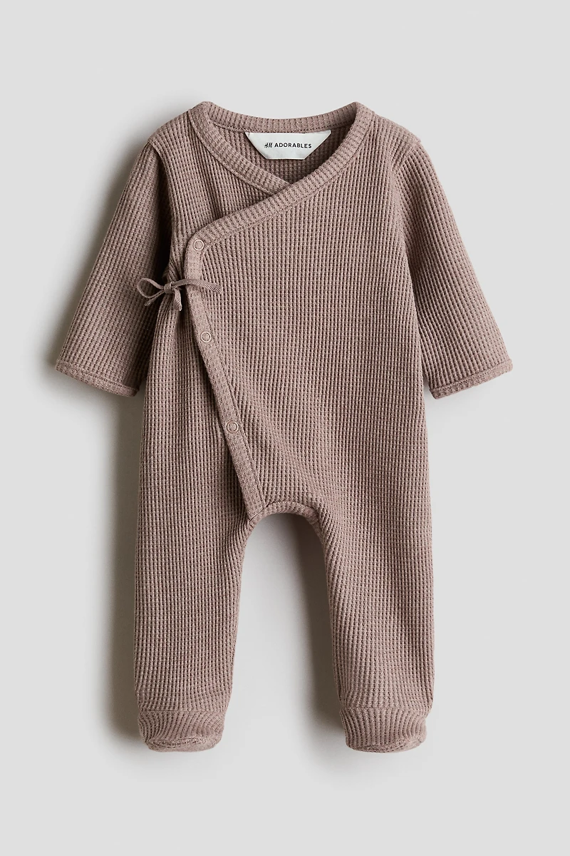 Waffled Cotton Jumpsuit