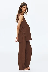MAMA 2-Piece Crinkled Jersey Set
