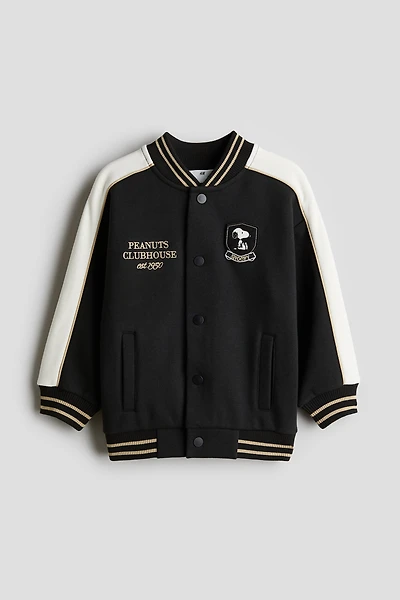 Veste de baseball avec motifs