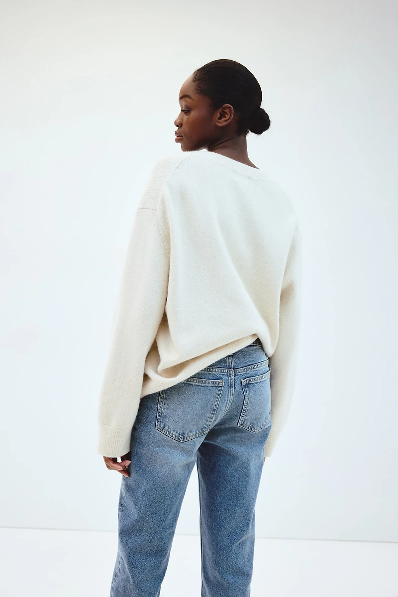 MAMA Jean près du corps à la cheville