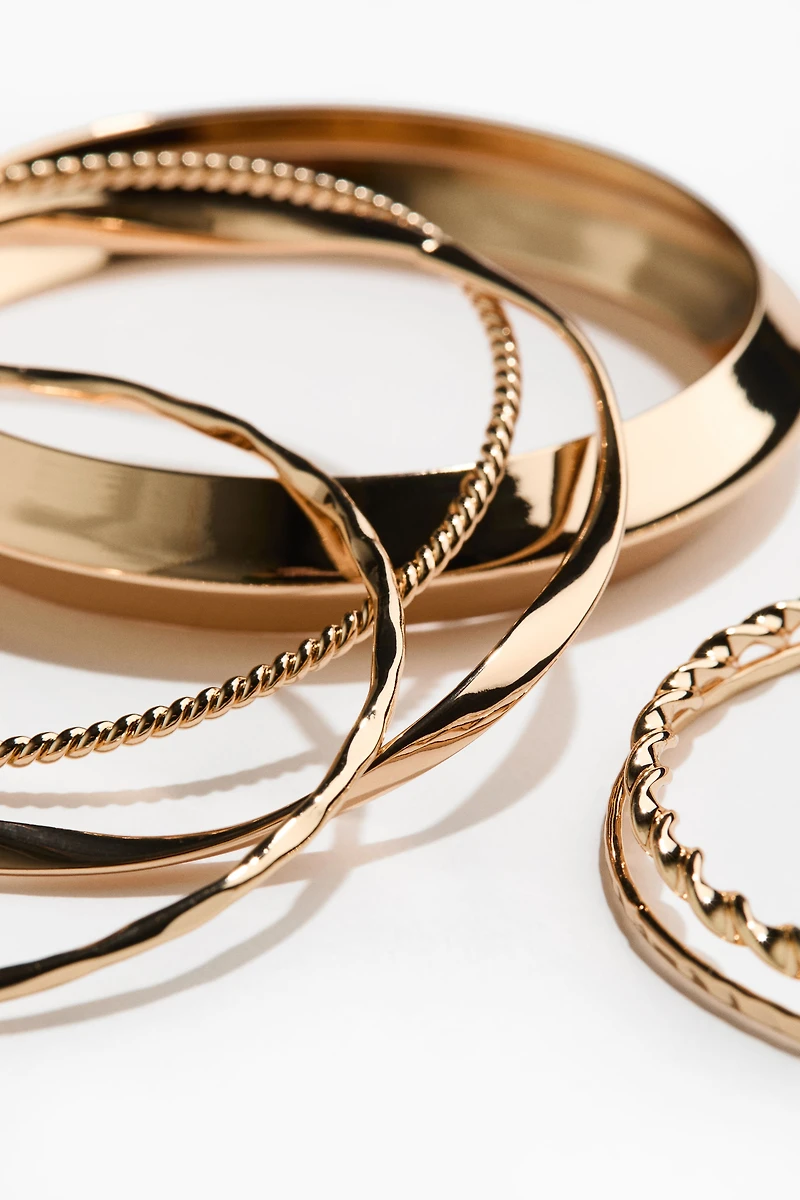 6-pack metal bangles